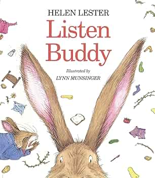 bunny ears on the cover of a book
