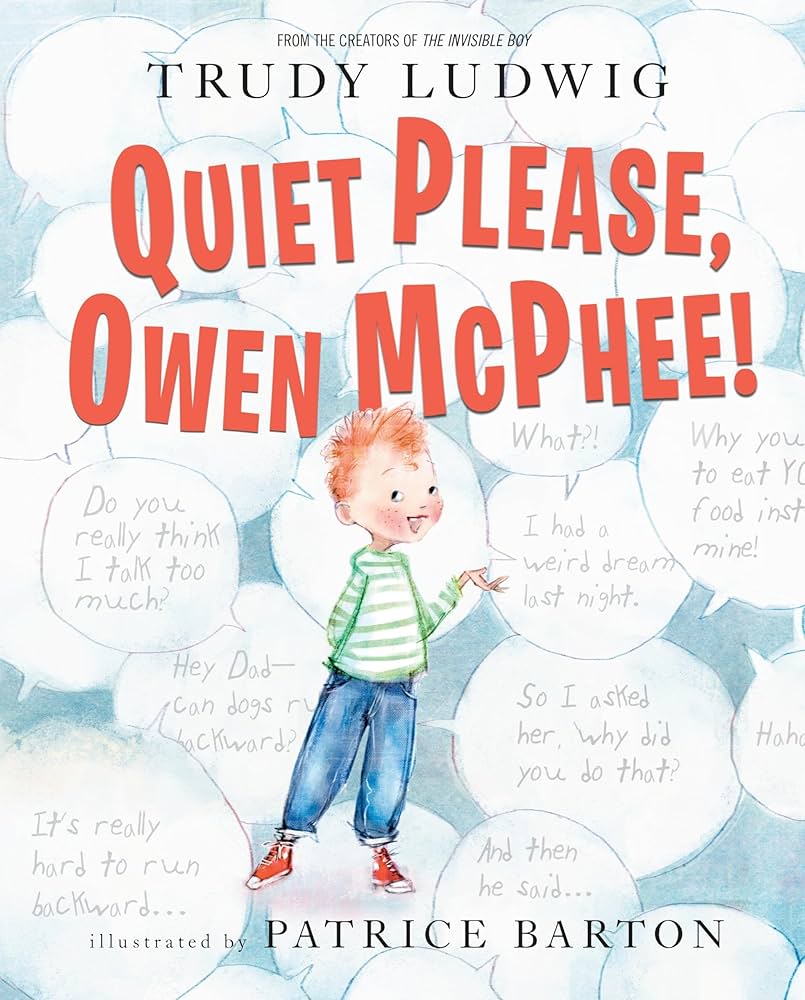book cover "Quiet Please, Owen McPhee"